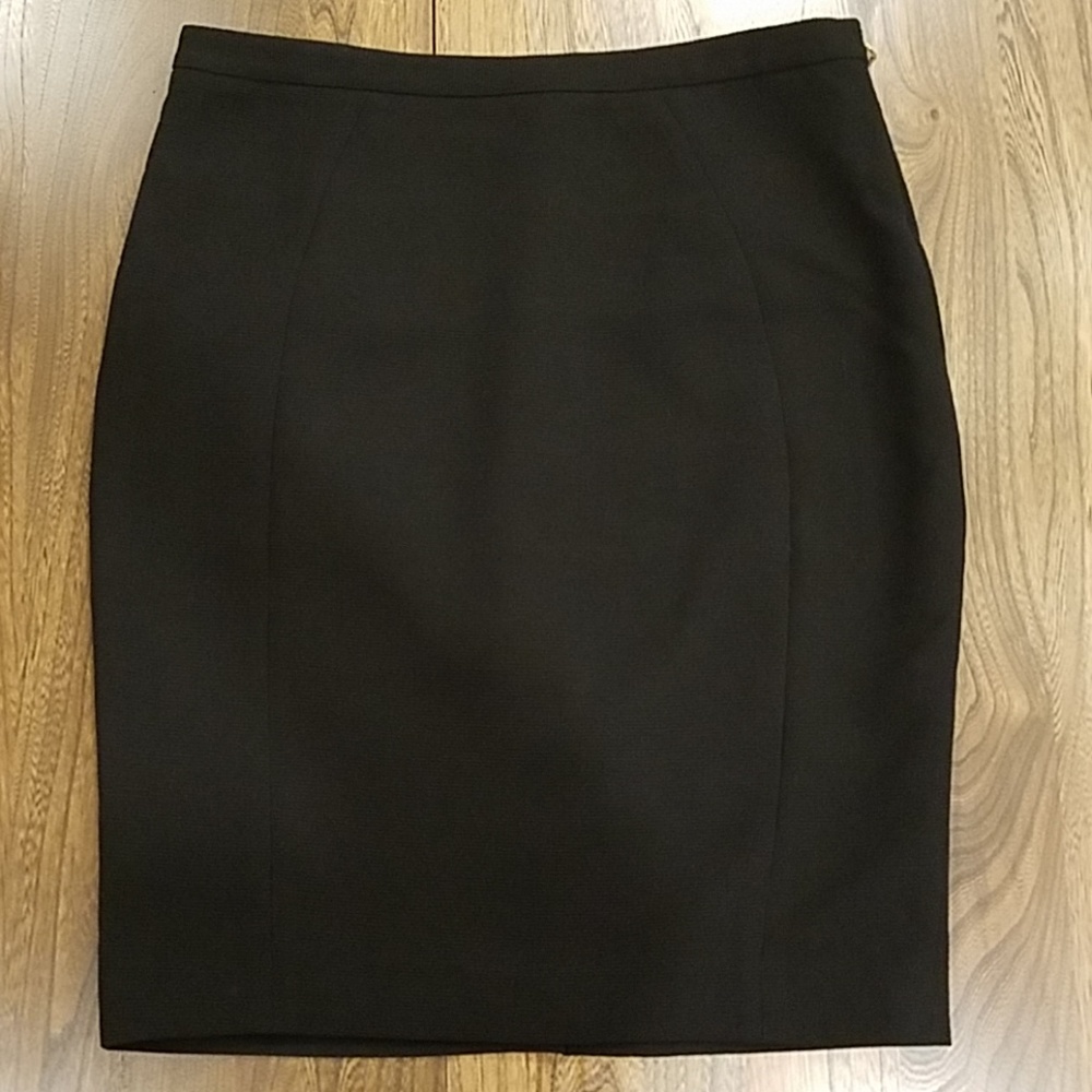Ted Baker Size 4 (US 12) Black Pencil Skirt